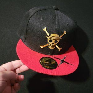 One Piece Strawhat Snapback Hat Cap NEW